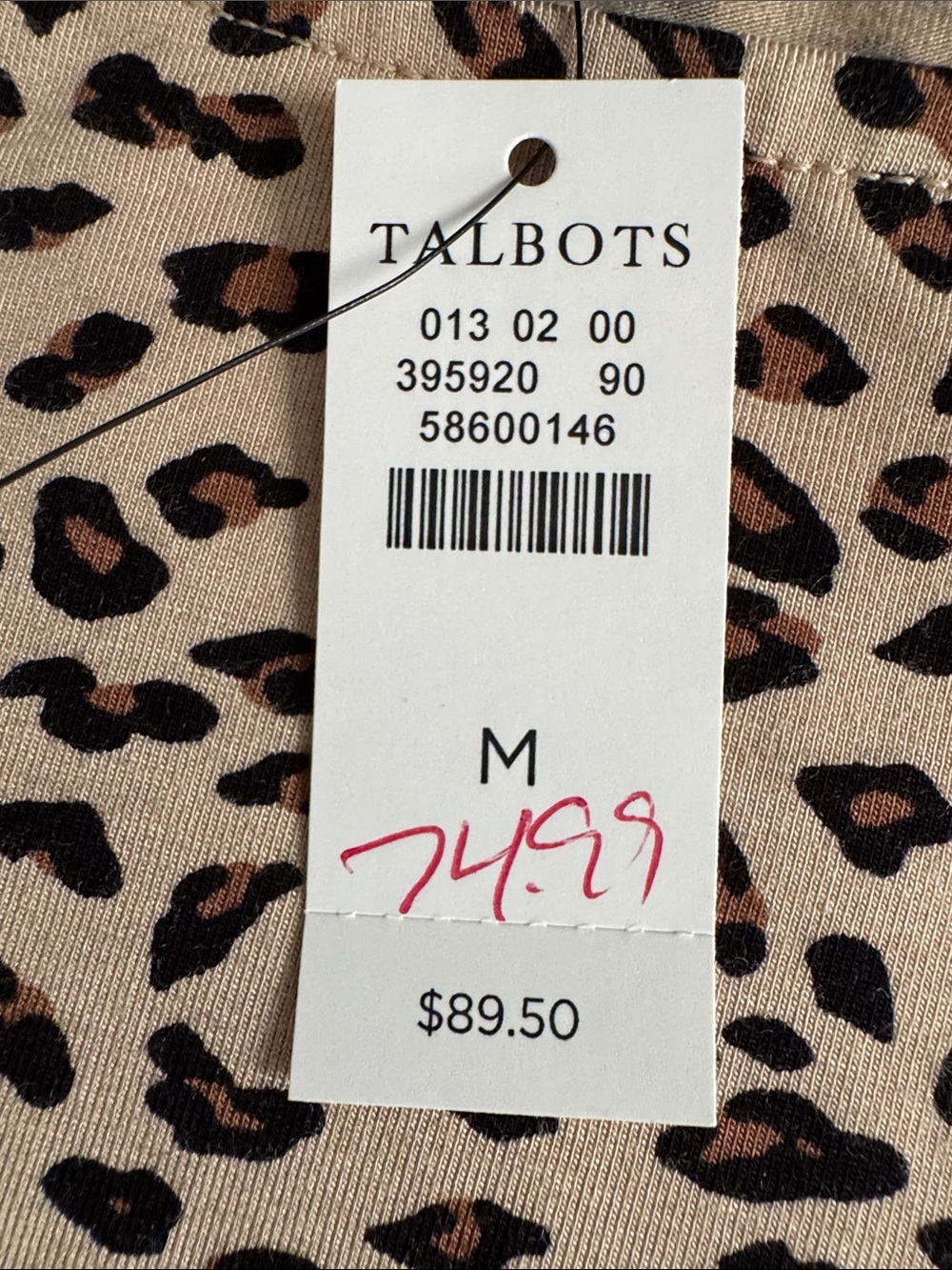 Talbots Ballet Neck Top - Picture 6 of 6